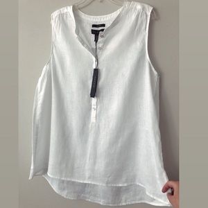 TAHARI white blouse.